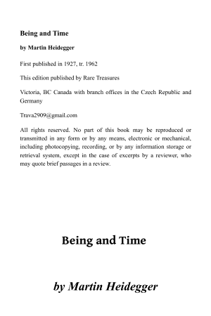 Being and Time